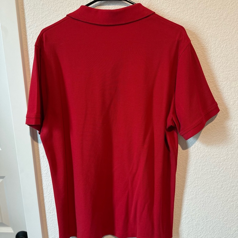 Burberry Red Polo Shirt - Picture 4 of 5
